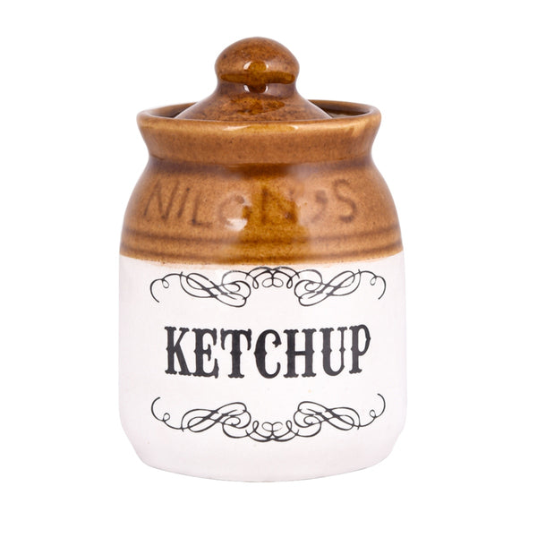 Ketchup Ceramic Jar