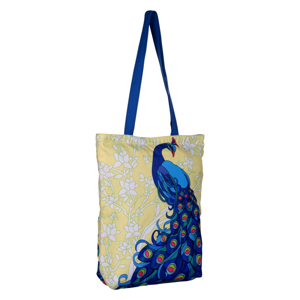Elegant Peacock RPET Tote Bag