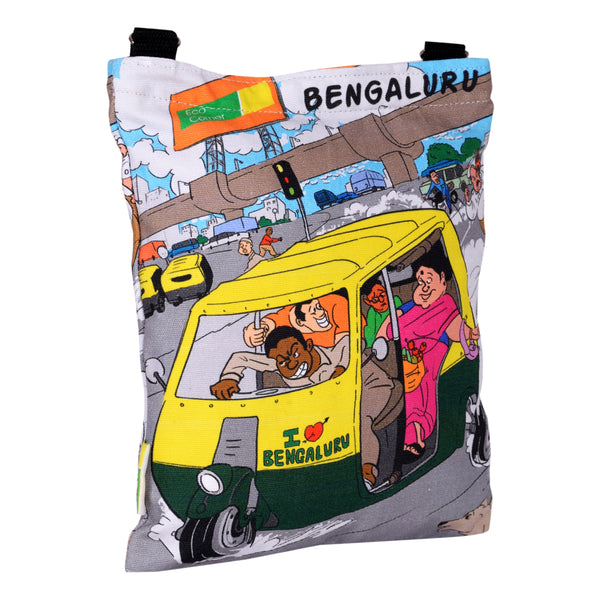 Small Namma Bengaluru Auto Sling Bag